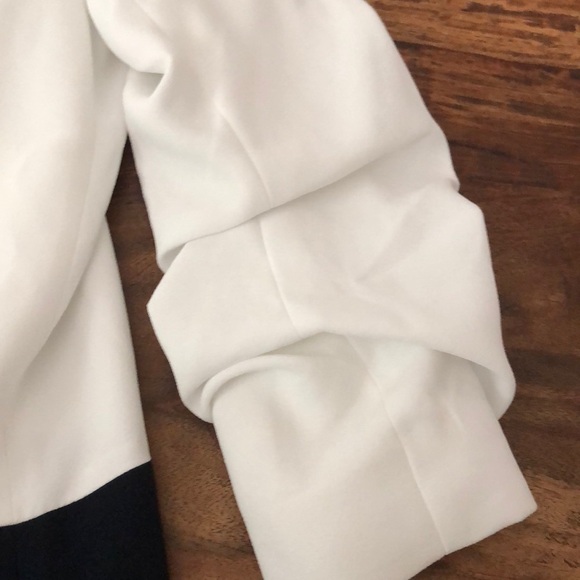 Joie Lollasa B Colorblock Jacket Black - White 8 - Picture 5 of 6